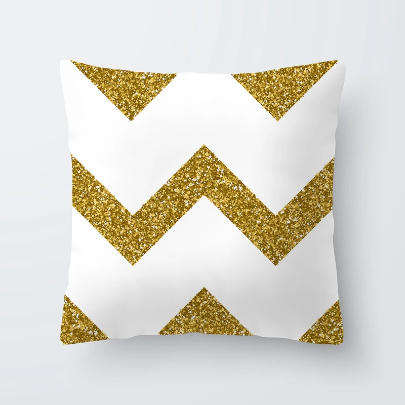 New Pillow Cases Leaf pattern Printed Pillow Case Cover Square 45cm*45cm Polyester Pillowcase Home Decorative zara*women 1pcs