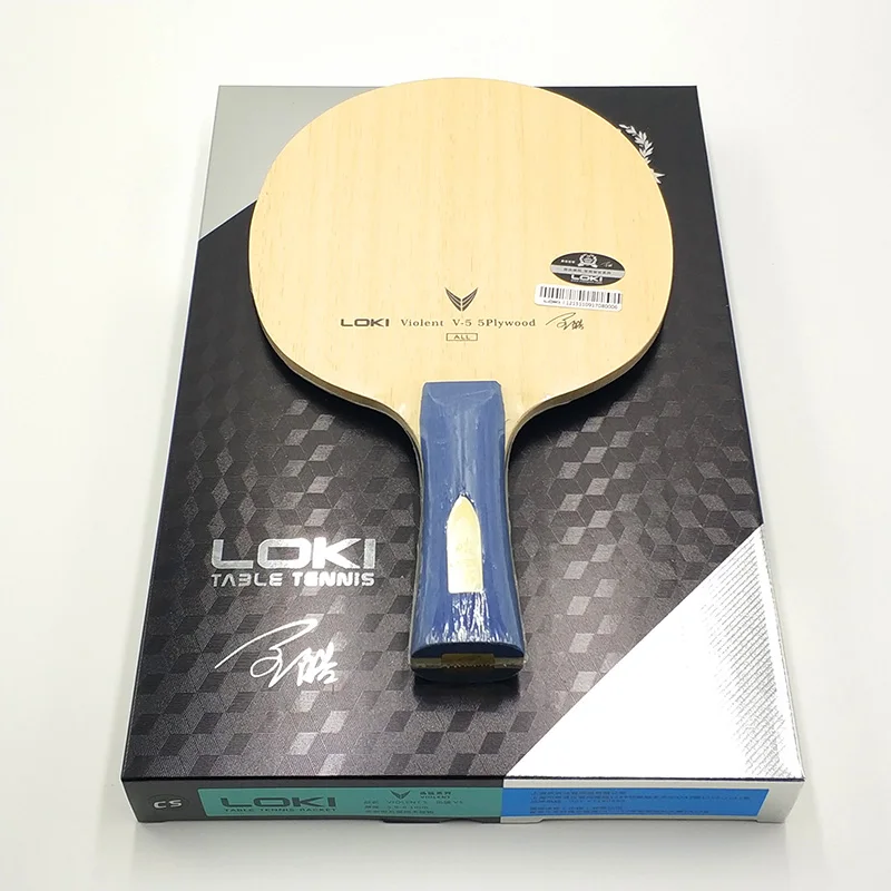 Локи V5 настольный теннис лезвие профессиональной подготовки пинг-понг Pad атаки оборонительные ракетка для пинг-понга без резиновая