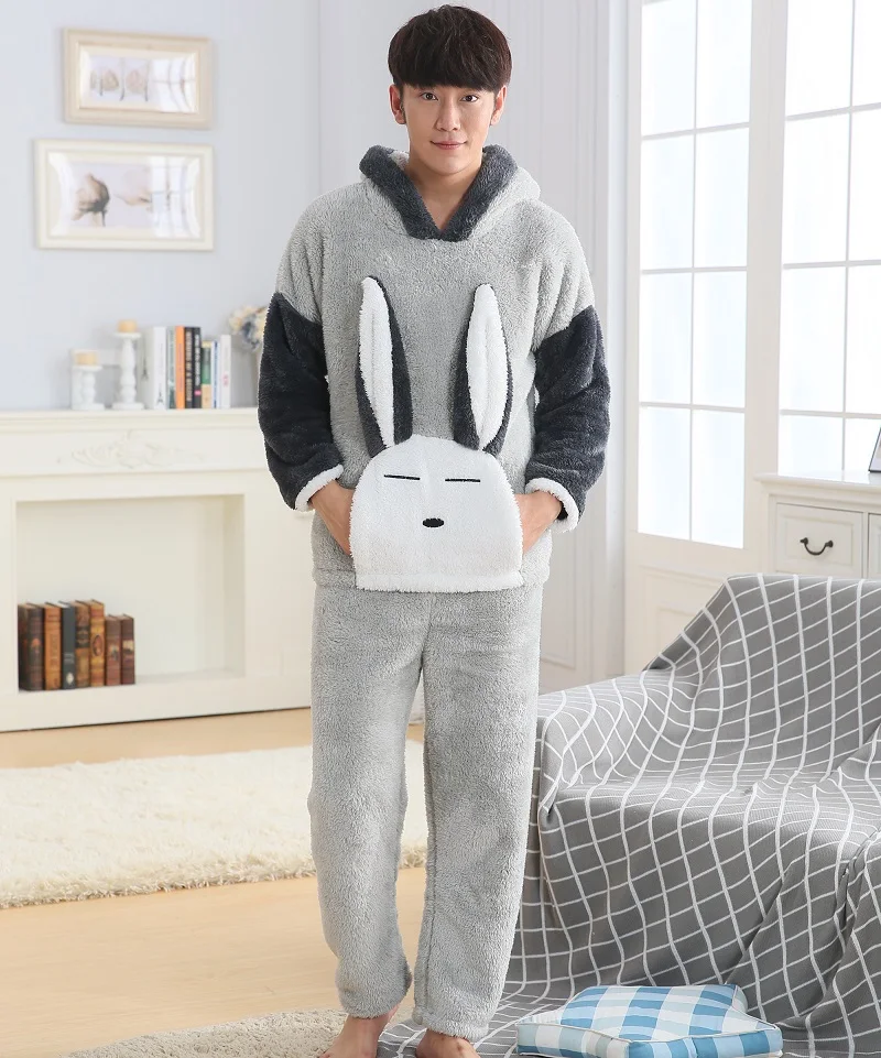 men winter pajamas sets (1)