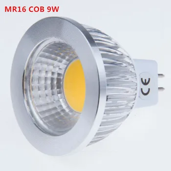 

100PCS DHL Super deal MR16 COB 9W 12W 15W Dimmable LED Bulb Lamp MR16 12V Warm White/Pure/Cold White led LIGHTIN