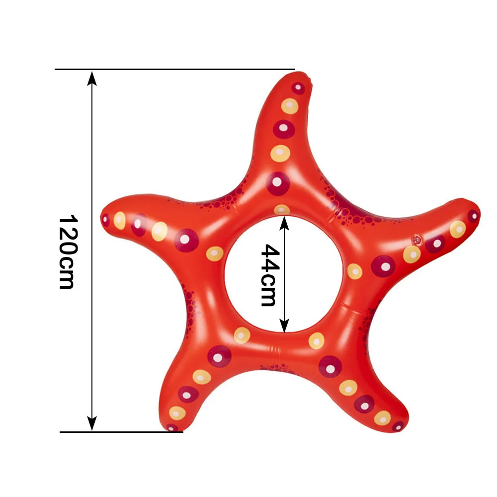 Надувная Морская звезда форма круг для плавания плавающий одежда заплыва круг детские пляжные летние воды вечерние игрушка для бассейна