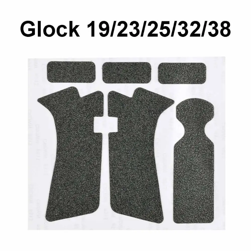 Тактические Нескользящие резиновые текстурные перчатки для Glock 17 19 20 21 22 25 26 27 33 43 Пистолет Аксессуары для журналов - Цвет: Glock 19 23 25 32 38