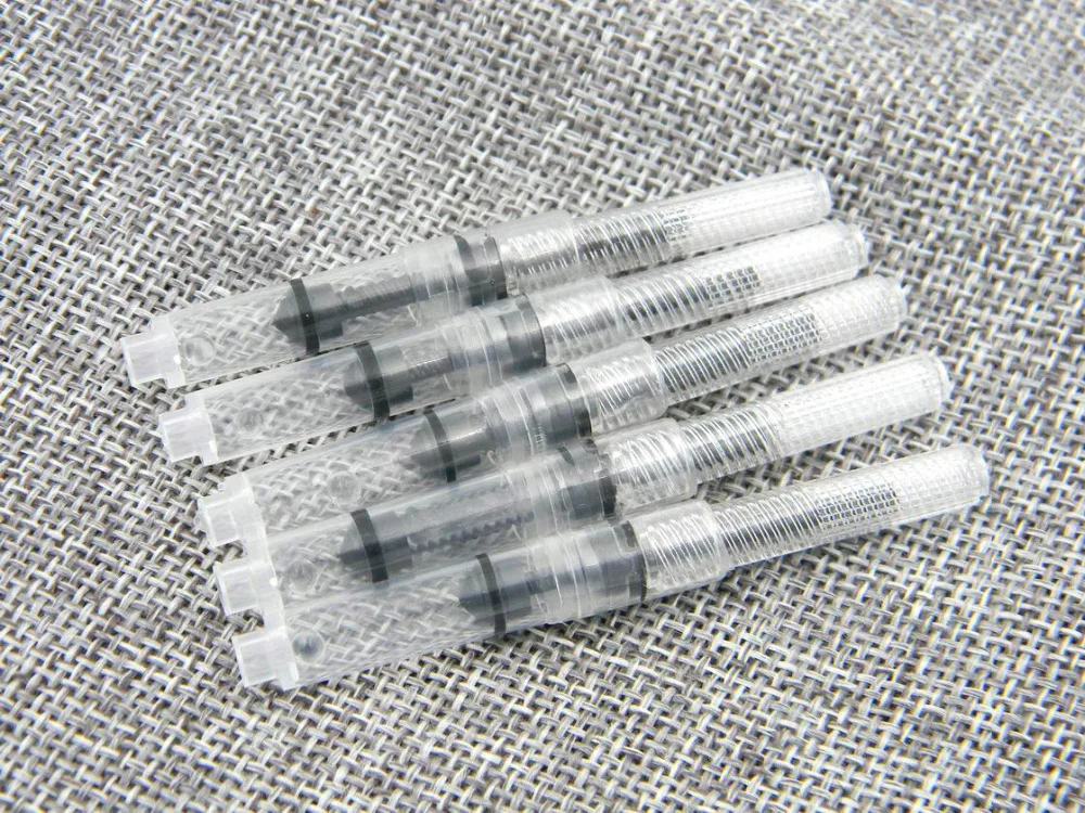 

5Pc PENS white Fountain Pen ink cartridges Converter
