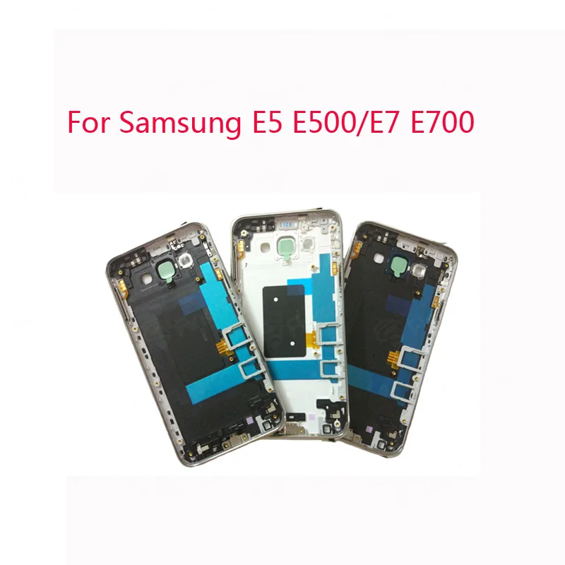 Задняя крышка батарейного отсека средняя рамка для Samsung Galaxy Grand DUOS E5 E500 E7