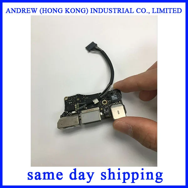 Genuine USB DC Jack Audio Power Board 820-2861-A for Apple MacBook Air 13&quot A1369 Late 2010 MC503 MC504 EMC 2392 Tested! |