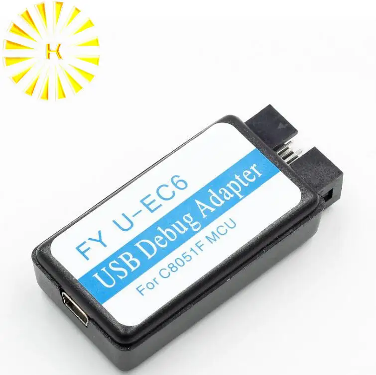 

C8051F MCU emulator downloader U-EC6 EC6 Enterprise Edition to send firmware fix Connector