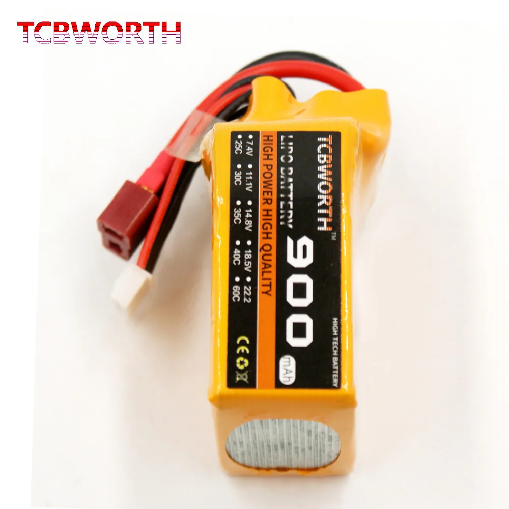  RC LiPo battery 6S 22.2V 900mAh 35C Max 70C For RC Helicopter Airplane Car Boat Quadrotor Li-ion battery TCBWORTH