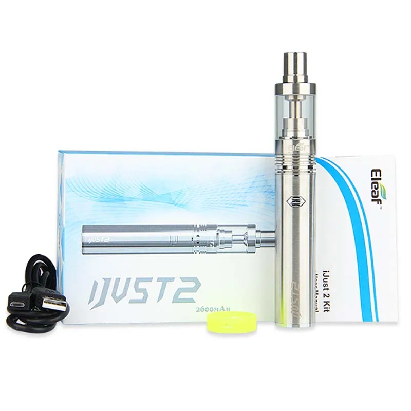 Kaufen Original Eleaf iJust 2 Kit mit 5,5 ml Zerstäuber Airflow Control 2600mAh Batterie ijust 2 Elektronische Cig Vape Kit vs ijust2 Batterie