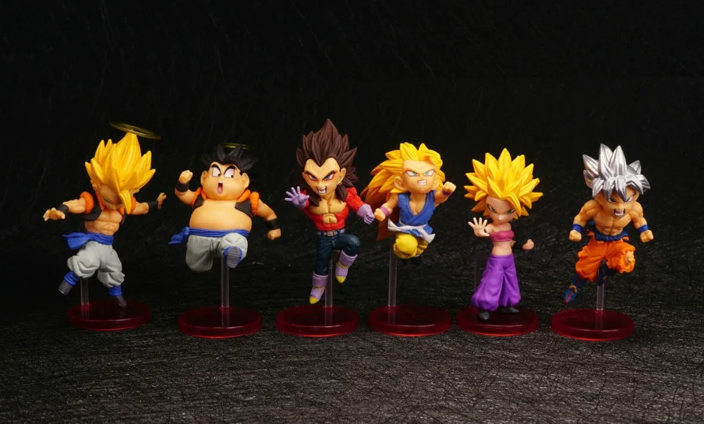 "Dragon Ball супер" Оригинал Banpresto мира коллекционные рисунок/WCF SAIYANS храбрость Vol.2 Коллекция Рисунок-полный набор 6 шт