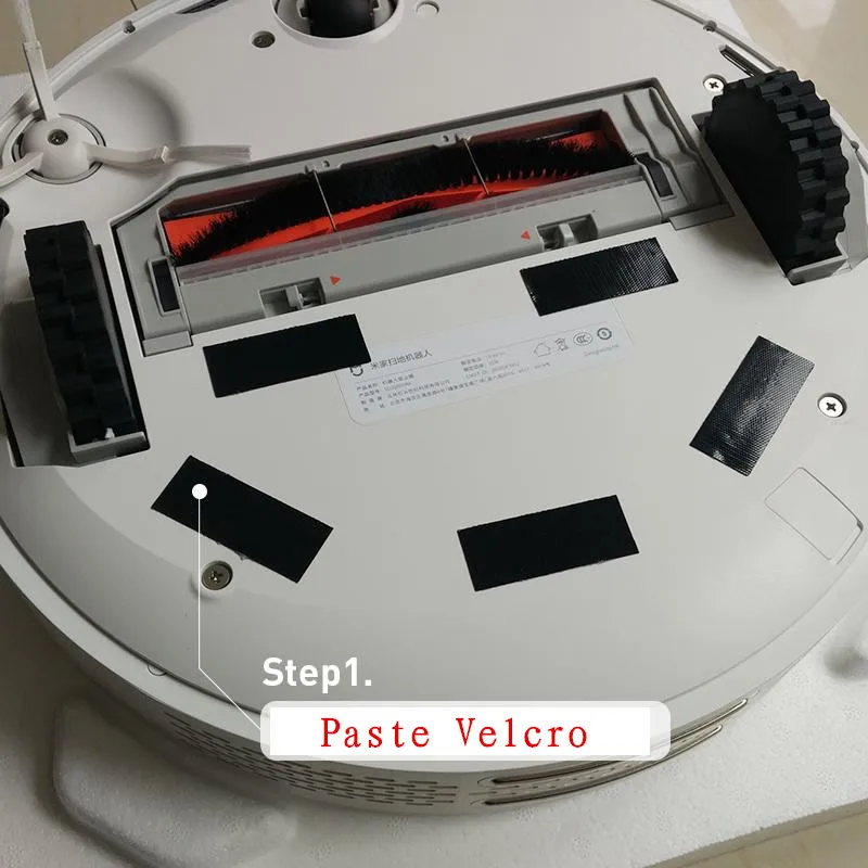 20pcsset Xiaomi Mi Robot Vacuum Cleaner Parts Mop Cloths and magic paste Replacement kit include 10pcs mop Cloths 10pcs magic paste 3