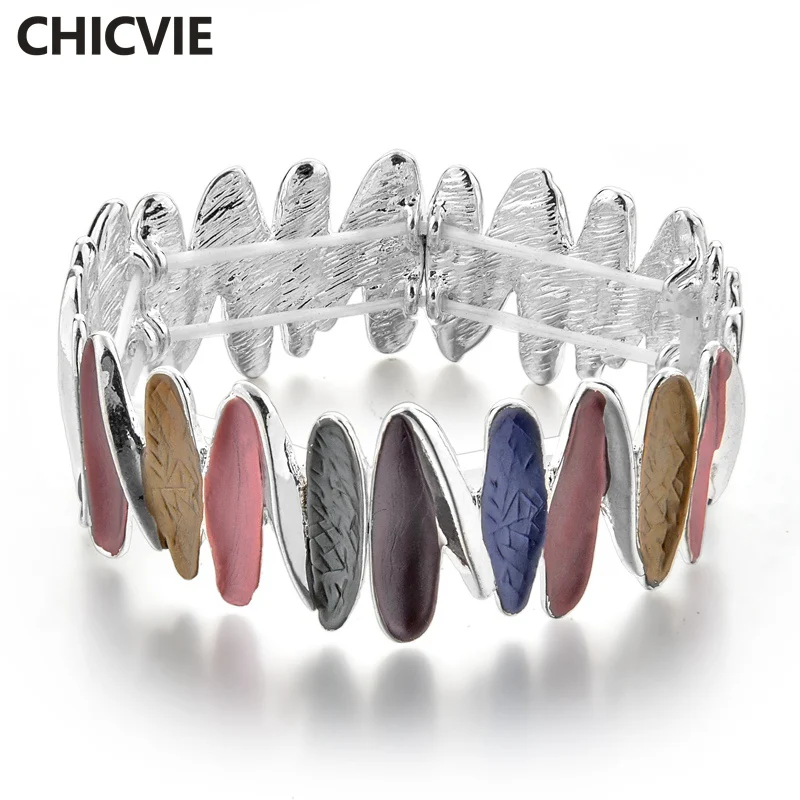 

CHICVIE Retro Stainless Steel Bracelet For Women Luxury Bracelets & Bangles With Bridal Wedding Love Jewelry Bracelets SBR170139