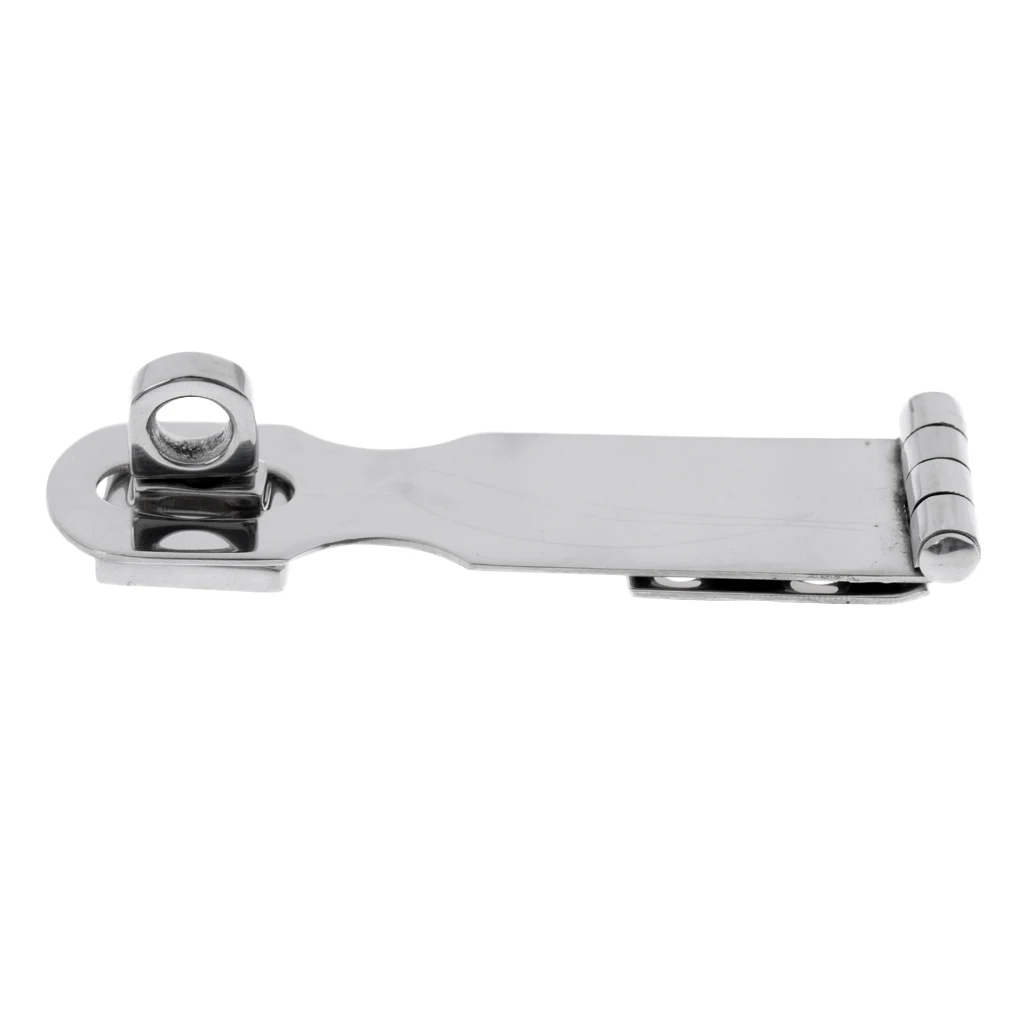 9.2cm Heavy Duty Marine Cast Swivel Lock Hasp Solid Stainless Steel Safety Swivel Lock Latch for Watercraft Boat Yacht Accessory