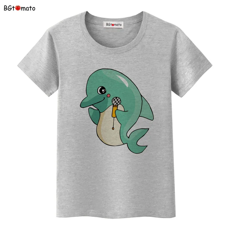 2021 Dolphin t shirt cute top tees 