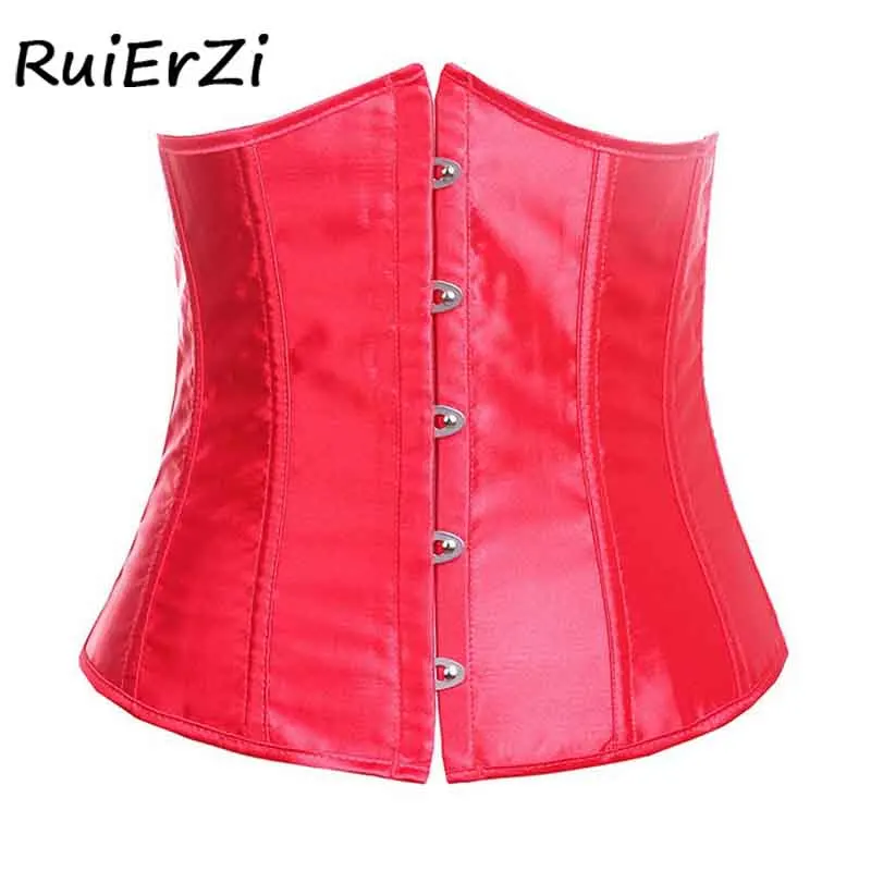 Underbust Corset Steel Cincher Waist Control Gothic Corsets Cincher