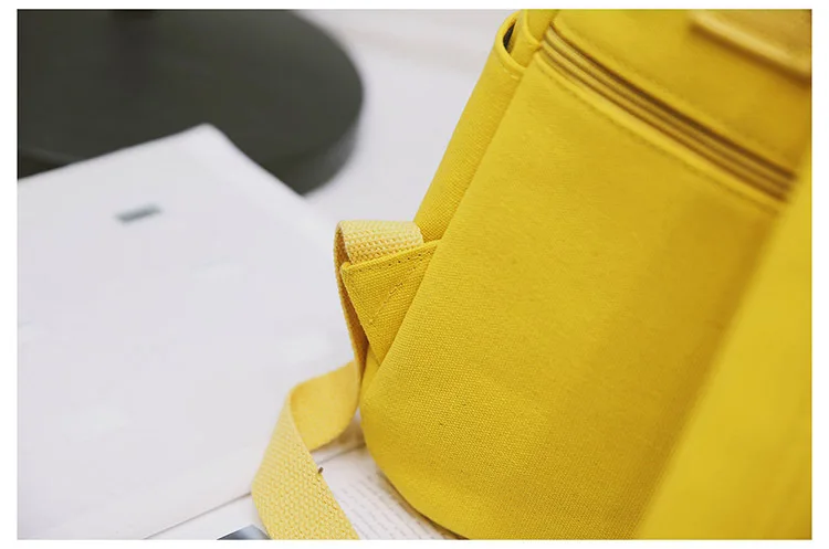 MJ Canvas Backpack Women Travel Bag Female Large Canvas Travel Backpack Fashion School Bag for Teenage Girls (37)