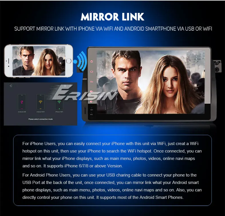 Flash Deal Erisin ES7496B 9" Android 8.0 Car DAB+ GPS Navi BT OBD 4G TPMS DTV-IN for BMW 3er E46 Rover75 MG ZT 10