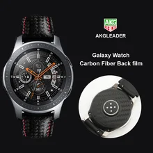 2 шт Защитная пленка для задней панели из углеродного волокна для samsung Galaxy Watch 46 мм чехол для samsung gear S3