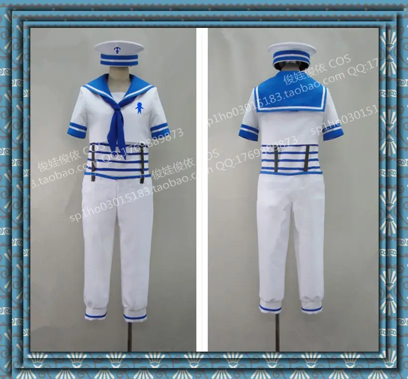 Free Iwatobi Swim Club Cosplay Haruka Nanase Cosplay White Mens Sailor Uniform Cosplay Costume 11 Cosplay Costume Haruka Nanase Cosplayharuka Nanase Aliexpress