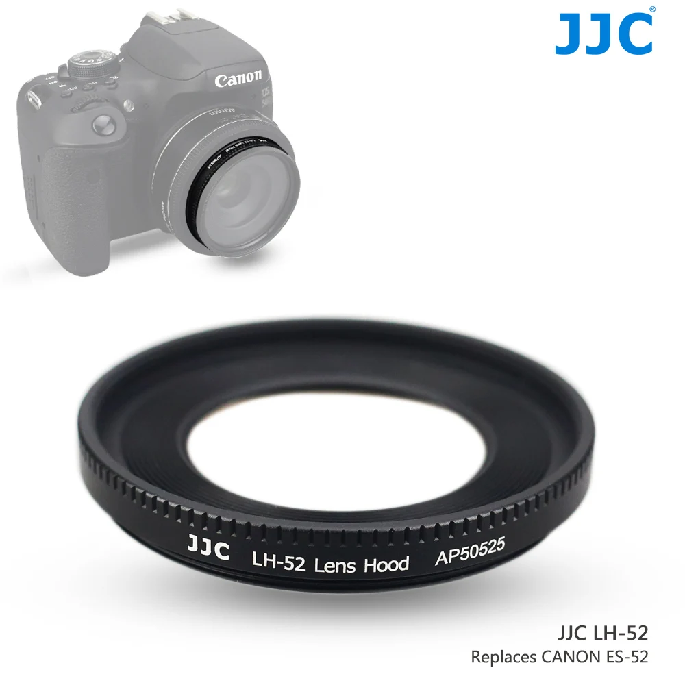 JJC LH-ES60 бленда для Canon EF-M 32 мм f/1,4 STM объектив заменяет ES-60 позволяет надевать 43 мм фильтр и крышка объектива