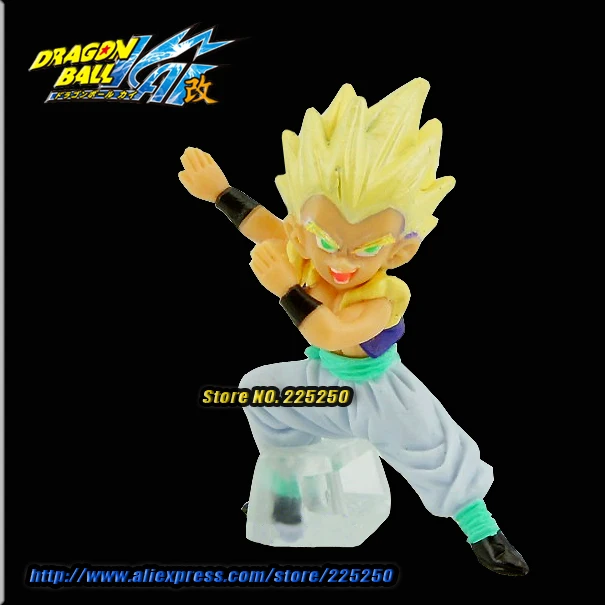 

Japanese Anime DRAGONBALL Dragon Ball Z/Kai Genuine Original BANDAI Gashapon PVC Toys Figure HG 18 Gotenks Super Saiyan