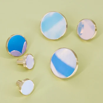 

Mirror effect/brass knob Dresser Drawer Knobs Pulls Handles / Cupboard Knobs Furniture Cabinet Handle Pull Hardware