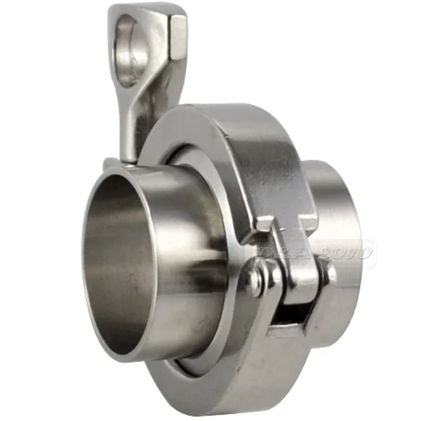 

High Quality2 Pcs 38MM 1-1/2" 1.5" OD Sanitary Weld Ferrule + Tri Clamp + PTFE GasketStainless Steel SUS SS 316