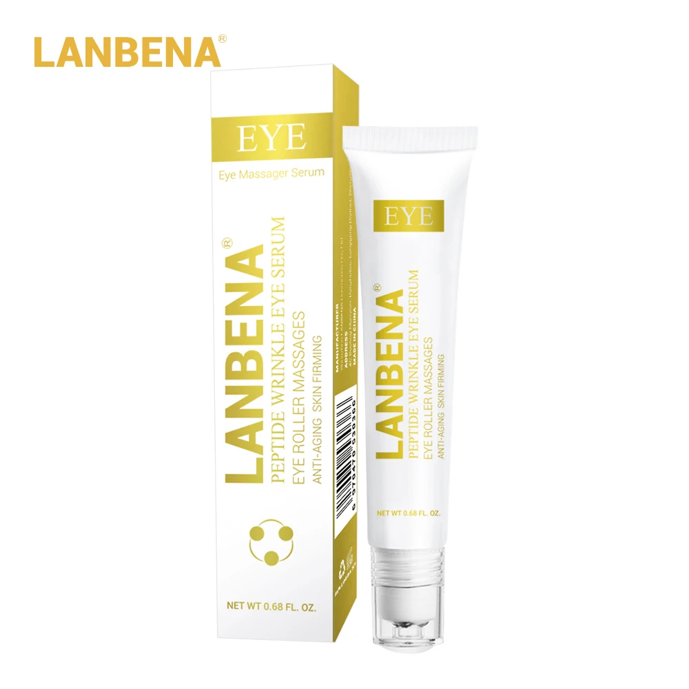 Купить 3 получить 1 подарок LANBENA Peptide морщин Сыворотка для глаз шт. + 24 К Золотой
