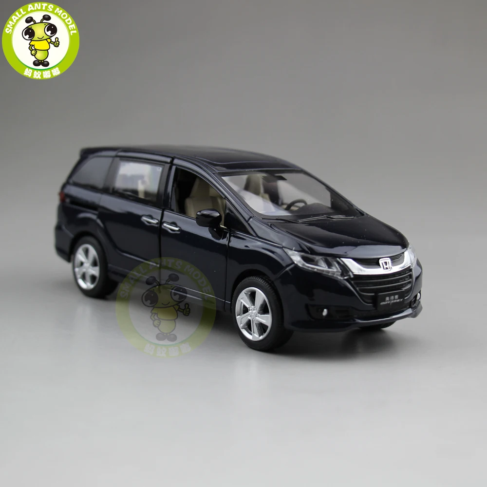 1/32 JACKIEKIM Odyssey MPV литая под давлением Металлическая Модель автомобиля игрушки для детей Детское звуковое освещение Вытяните назад подарки коллекция хобби