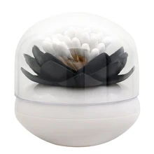 Горячая Горячая Шикарный цветок лотоса хлопок держатель в форме бутона футляр для зубочисток ватные палочки коробка домашний декор