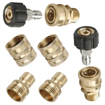 

Pressure Washer Couplers Pump Washer Hose M22 Swivel Plug Replace Fitting Tools