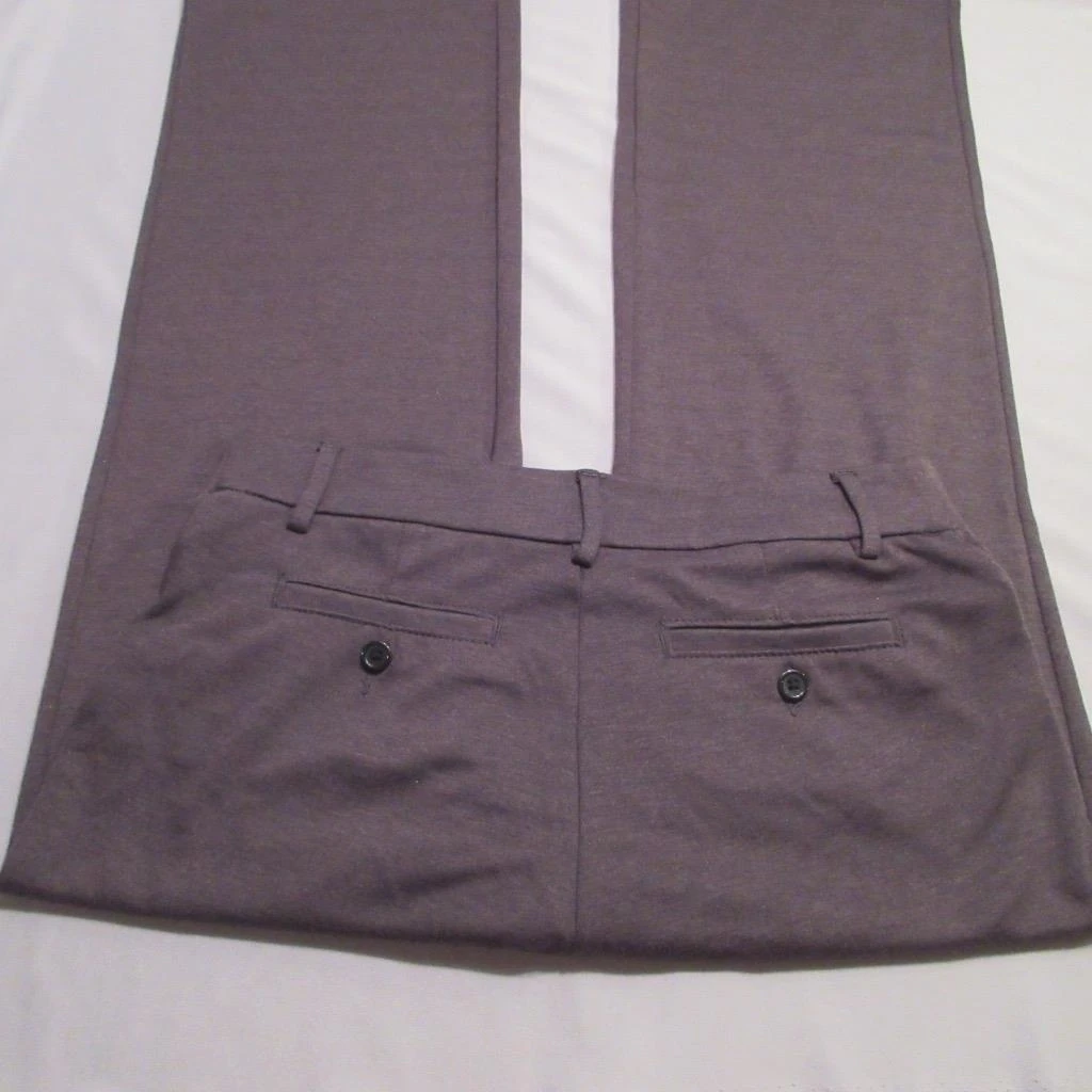 RIDERS BY LEE BROWN HEATHER KNIT PANTS STRAIGHT LEG WOMEN'S SIZE 12 (2)