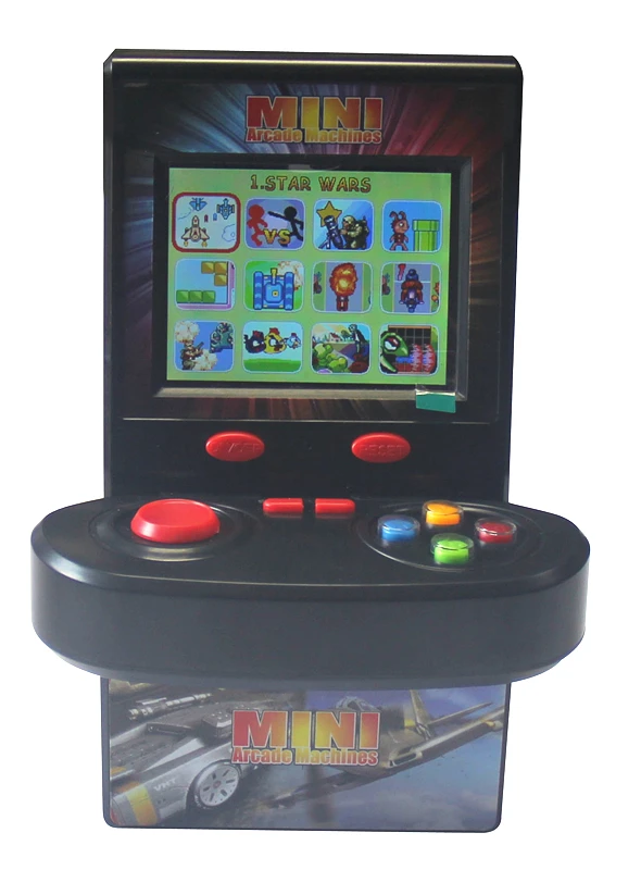 100 в 1 беспроводная мини аркадная игровая консоль Ретро аркадная портативная игровая приставка с беспроводным джойстиком 2,8 дюймов цветной дисплей