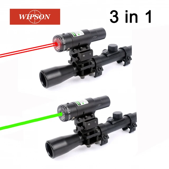 US $5.40 WIPSON 4x20 Hunting Riflescopes Sight Optics Airsoft Air Guns Scopes Sniper Reticle Pistol Reflex S