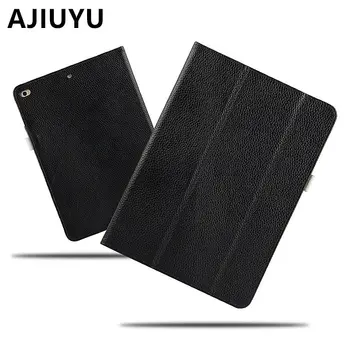 

AJIUYU Case Cowhide For Apple iPad 9.7 inch New 2017 Cases Protective Smart Cover Protector Genuine Leather Tablet newiPad9.7