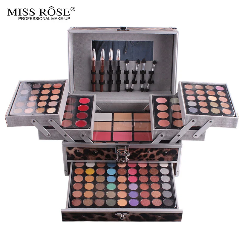 Professional Makeup Kit sets Eyeshadow Blushers Cosmetic Case Full Pro