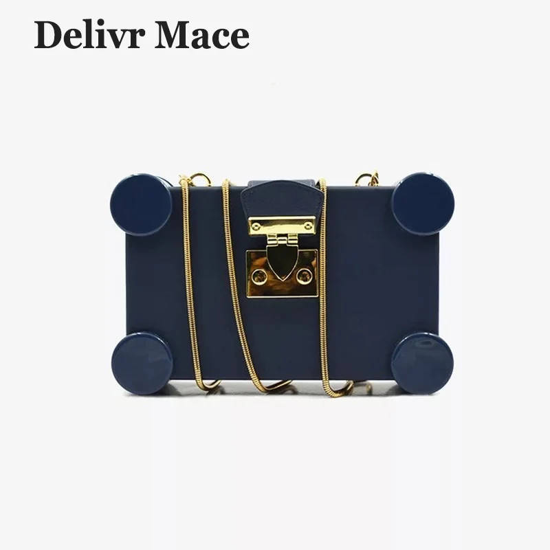 

Evening Clutch Bags For Women 2018 Wheel Chain Shoulder Bag Female Crossbody Messenger Bag Minimalist Female Party Clutches Bag