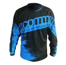 Atacado nova entrega rápida camisa masculina camisa de manga comprida de equitação mountain bike velocidade Do Motor seco T-shirt