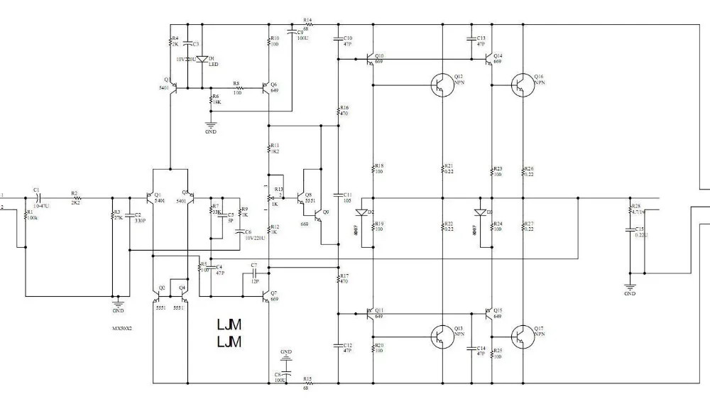 LJM аудио MX50X2 комплект усилителей мощности на базе X-A50 (2 набор каналов)