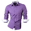 jeansian casual shirts dress male mens clothing long sleeve social slim fit brand boutique cotton western button 2028 ► Photo 3/6