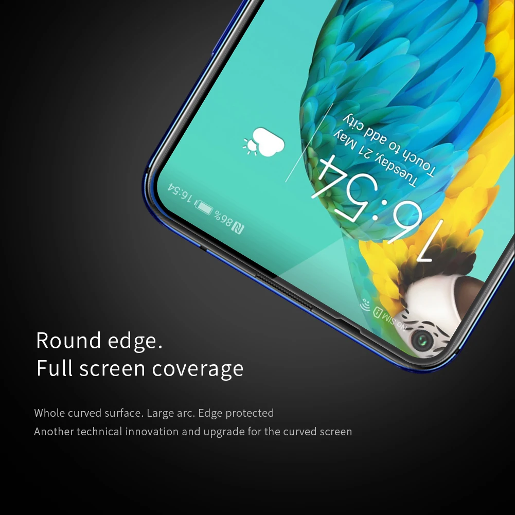 Стекло Nillkin XD CP + MAX с полным покрытием для Huawei Honor 30 Pro 20 закаленное стекло Защитная