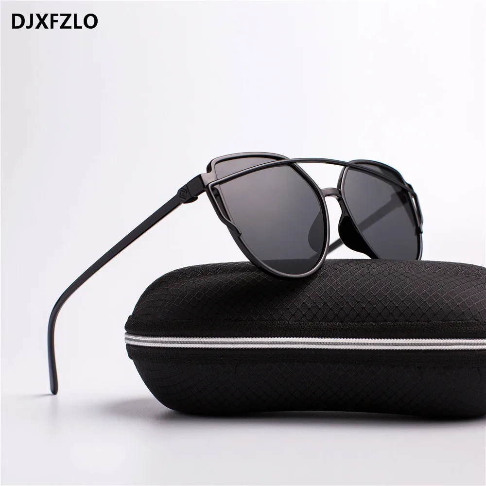 

DJXFZLO 2018 new sunglasses women brand designer trendy retro fashion sunglasses colorful pop sunglasses oculos de sol