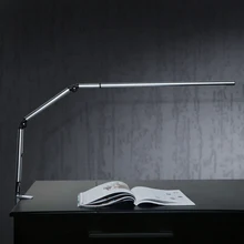 Немецкая дизайнерская Светодиодная настольная с зажимом лампа из алюминиевого сплава растягивающаяся Рабочая лампа 3000K 5500K SMD3014 светодиодный Светодиодный светильник с защитой глаз