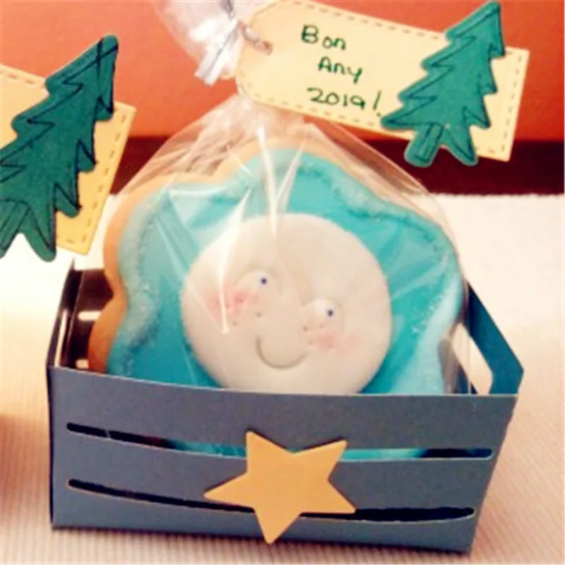 

Cutting Dies Box 6Pcs/lot New Creative Star Moon Heart Decoration Scrapingbook Embossing Stencil Card DIY Crafts