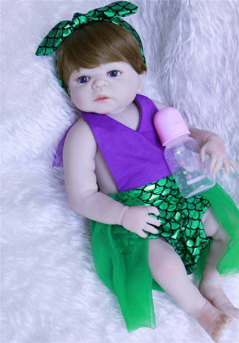 mermaid silicone baby dolls
