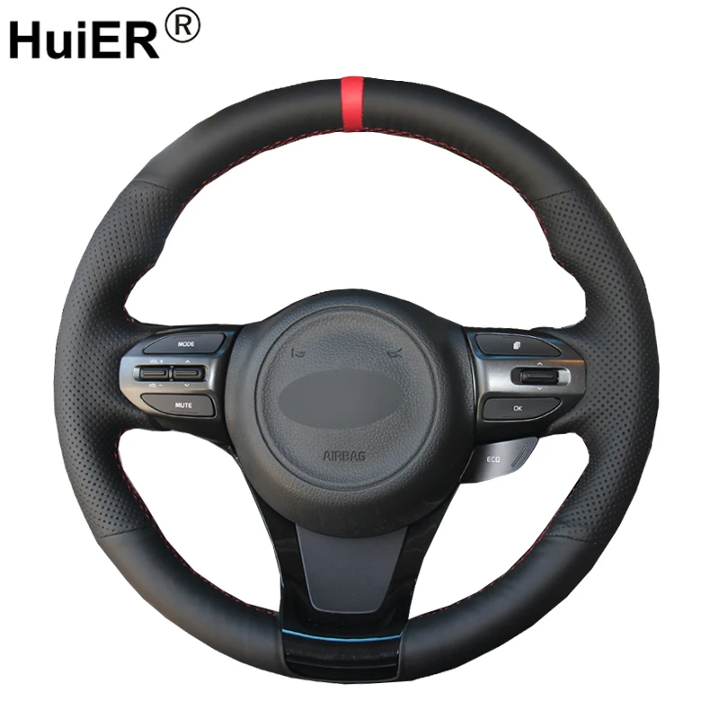 Чехол на руль автомобиля HuiER оплетка для Kia K5 Optima 2014 2015|Чехлы руль| |
