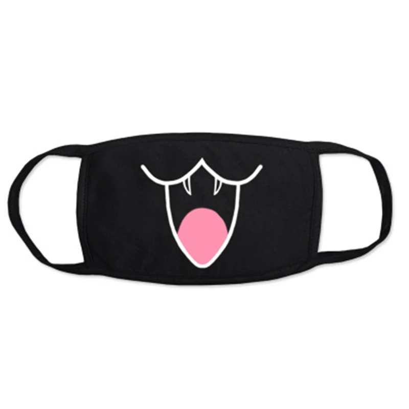 

New Emoticon Health Cycling Anti-Dust Mouth Face Mask Respirator Unisex Fashion Kpop Mouth-Muffle Face Mask For Birthday Party