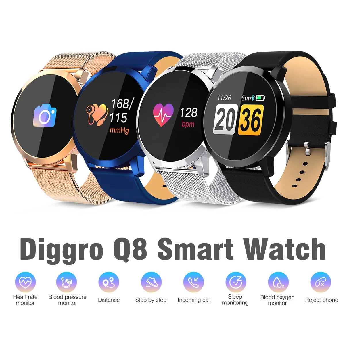 diggro q8 smart watch