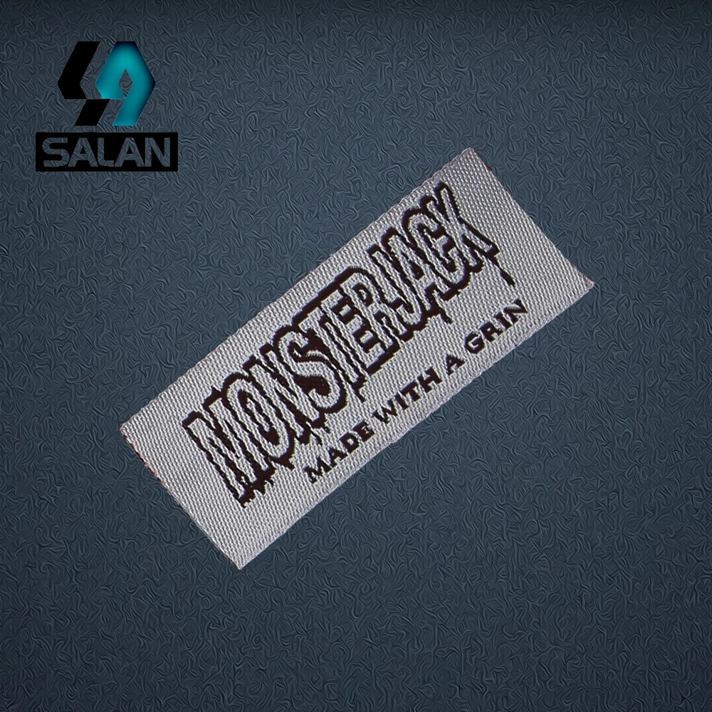 Free shipping Customize wholesale 500 pcs/lot clothing main label woven
