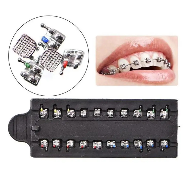 

1pc Dental Orthodontic Material Metal Bracket Oc Bracket Overall Casting Mesh Bottom Bracket Oral Correction Dentistry Products