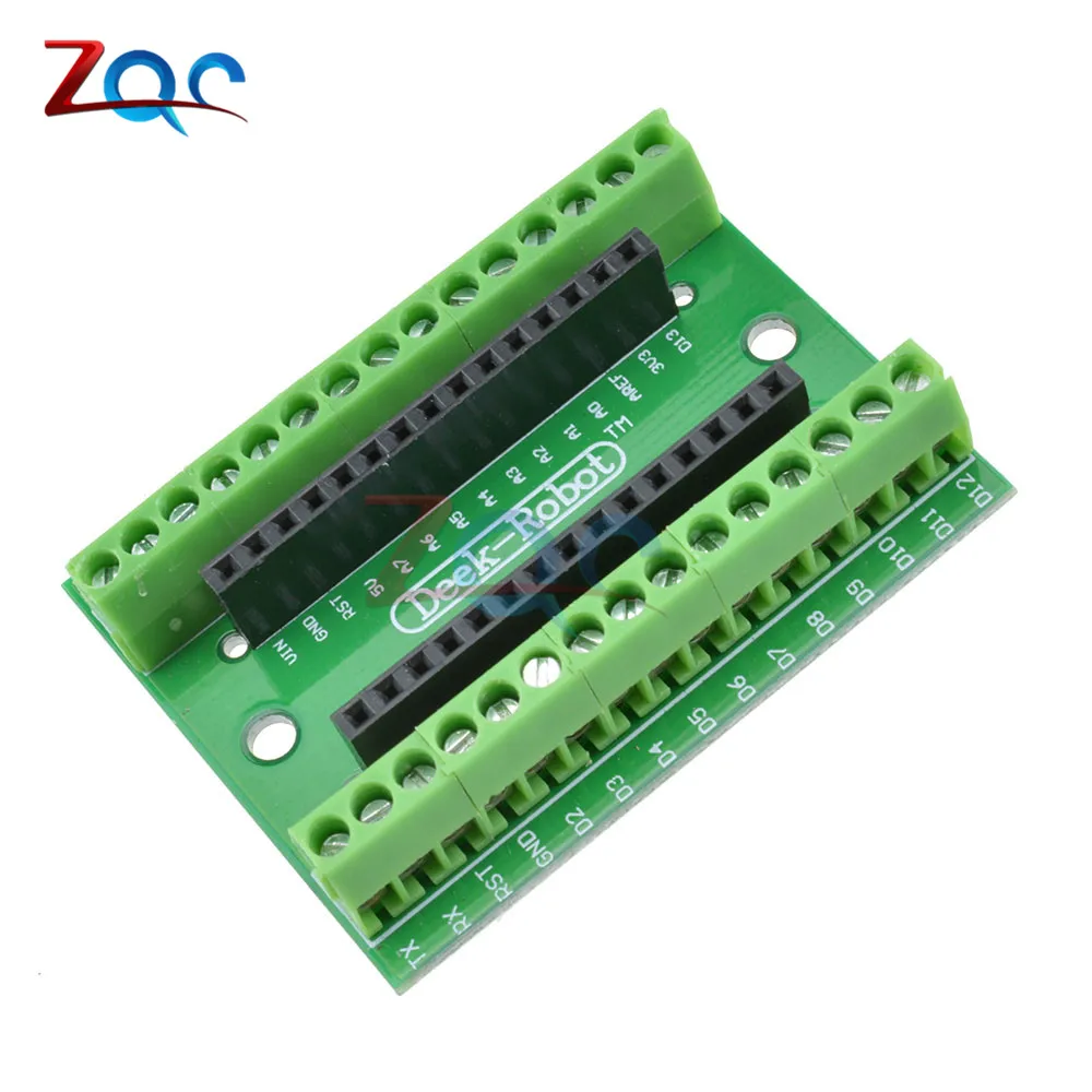 NANO V3.0 3.0 Controller Terminal Adapter Expansion Board ATMEGA328P NANO IO Shield Simple Extension Plate For Arduino AVR NANO V3.0 3.0 Controller Terminal Adapter Expansion Board ATMEGA328P NANO IO Shield Simple Extension Plate For Arduino AVR